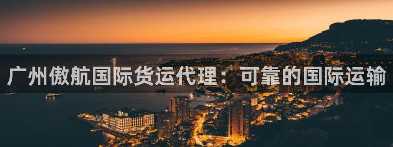 尊龙官网国际：广州傲航国际货运代理：可靠的国际运输