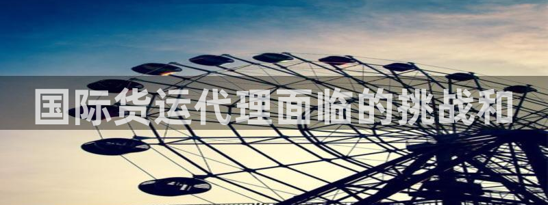 尊龙一人生就是博尊：国际货运代理面临的挑战和