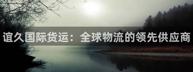 尊龙凯时人生就是博游戏网站：谊久国际货运：全球物流的领先