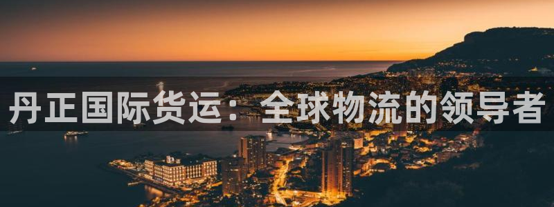 尊龙d88官网登录：丹正国际货运：全球物流的领导者