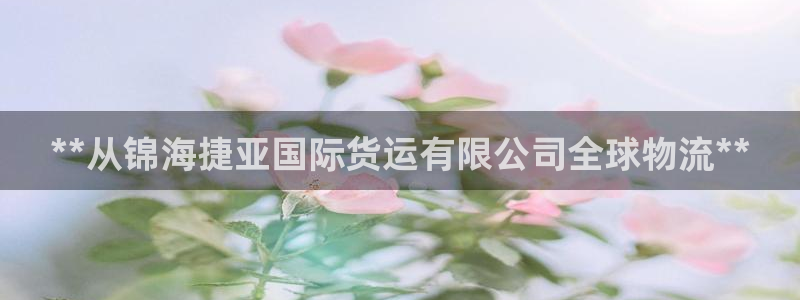 尊龙凯时人生就是搏·(中国)官网：**从锦海捷亚国际货运