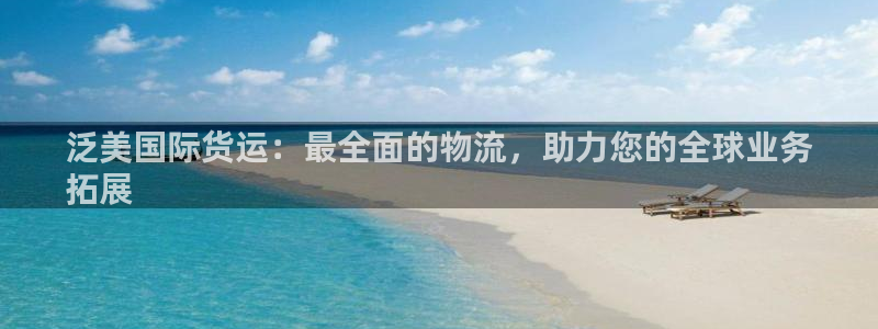 尊龙—人生就是博：泛美国际货运：最全面的物流，助力您的全