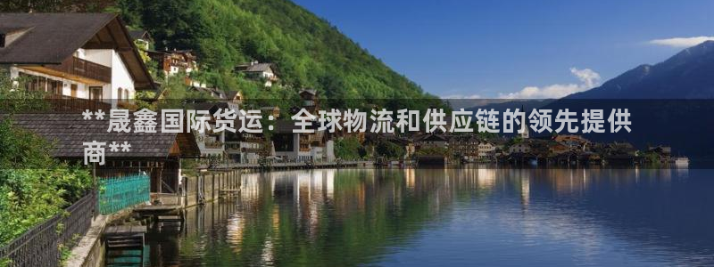 尊龙凯时 人生就是搏!平台：**晟鑫国际货运：全球物流和
