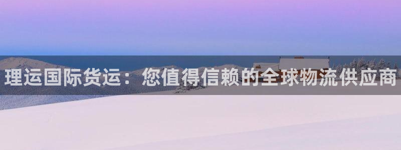 尊龙物流怎么样：理运国际货运：您值得信赖的全球物流供应商